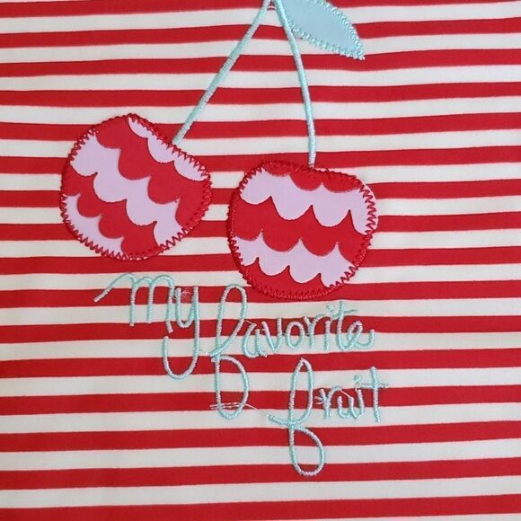 Jessica Simpson Cherry 2 Piece Rash Guard Set - Picture 5 of 6